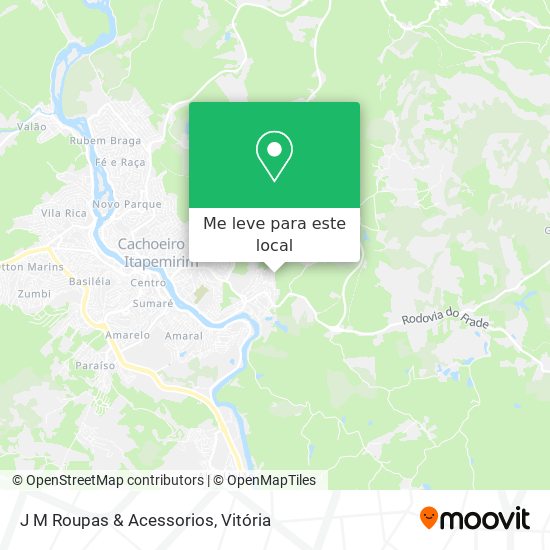 J M Roupas & Acessorios mapa