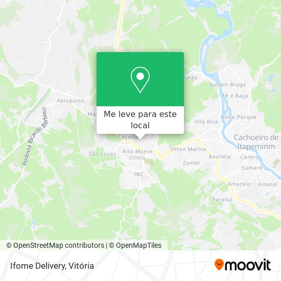 Ifome Delivery mapa