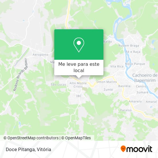 Doce Pitanga mapa