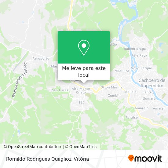 Romildo Rodrigues Quaglioz mapa