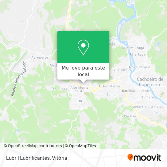 Lubril Lubrificantes mapa