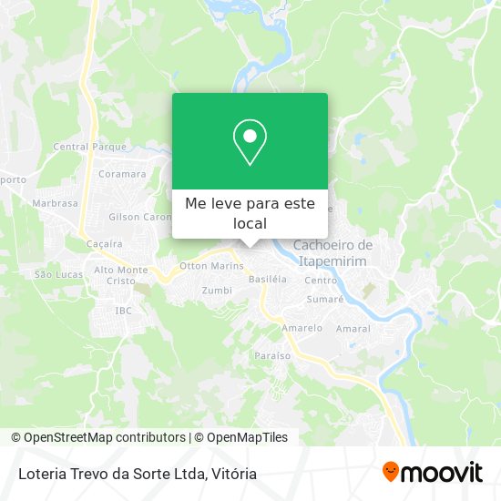 Loteria Trevo da Sorte Ltda mapa