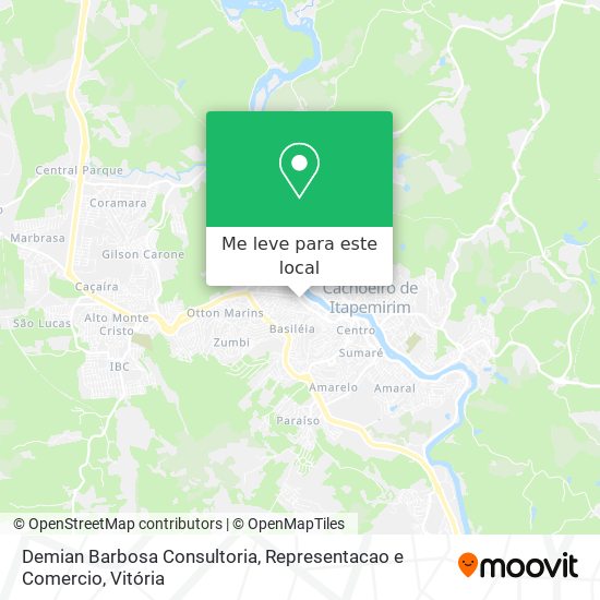 Demian Barbosa Consultoria, Representacao e Comercio mapa