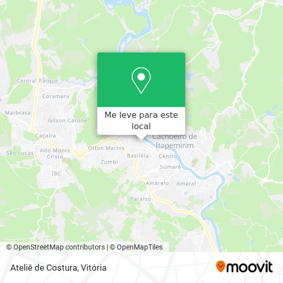 Ateliê de Costura mapa