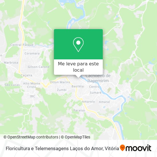 Floricultura e Telemensagens Laços do Amor mapa