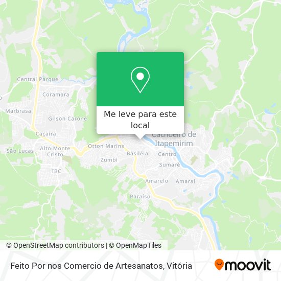 Feito Por nos Comercio de Artesanatos mapa