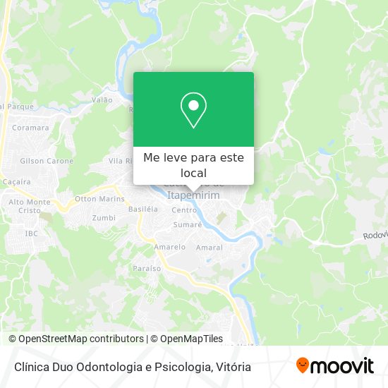 Clínica Duo Odontologia e Psicologia mapa