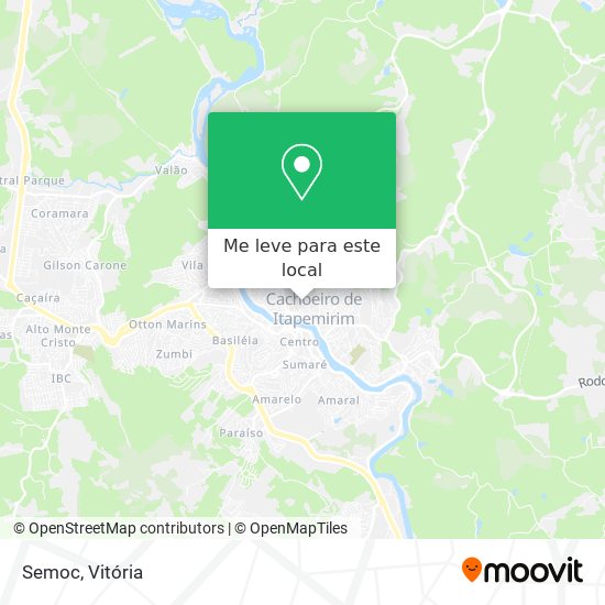 Semoc mapa