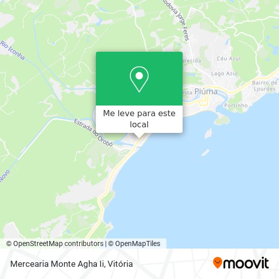 Mercearia Monte Agha Ii mapa