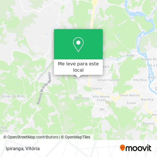 Ipiranga mapa