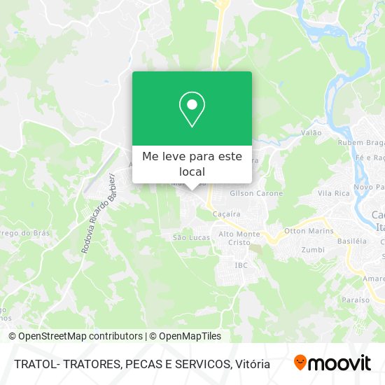 TRATOL- TRATORES, PECAS E SERVICOS mapa