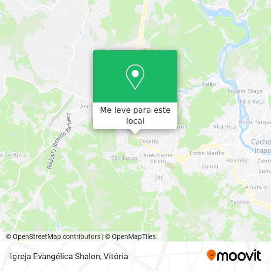 Igreja Evangélica Shalon mapa
