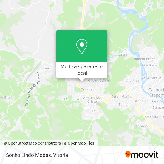 Sonho Lindo Modas mapa