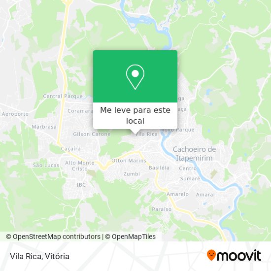 Vila Rica mapa