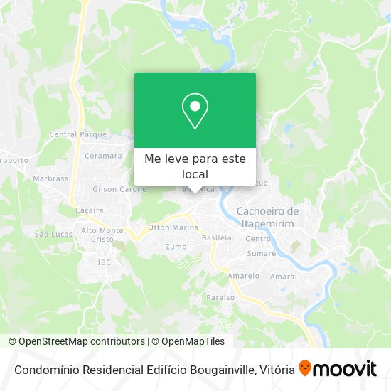 Condomínio Residencial Edifício Bougainville mapa