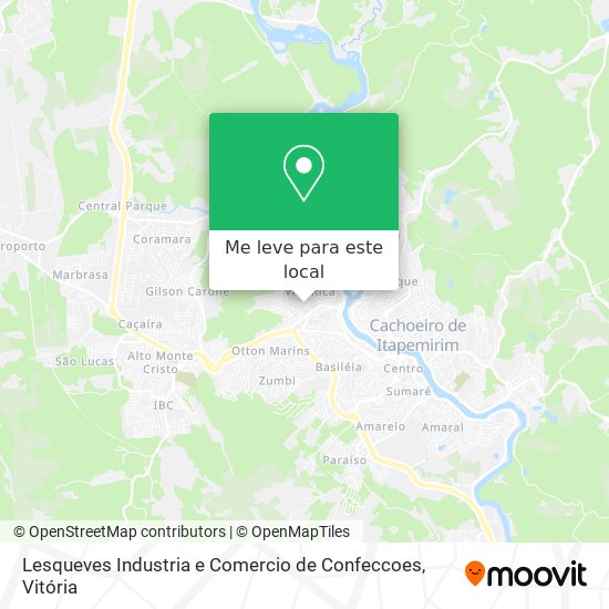 Lesqueves Industria e Comercio de Confeccoes mapa