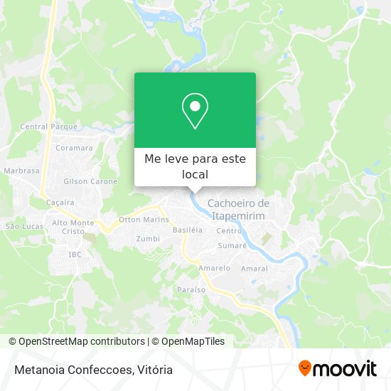 Metanoia Confeccoes mapa