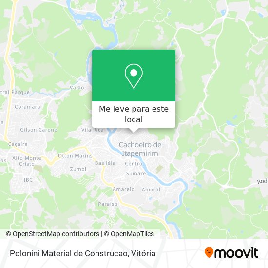 Polonini Material de Construcao mapa