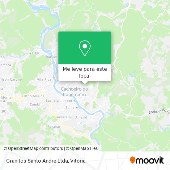 Granitos Santo André Ltda mapa