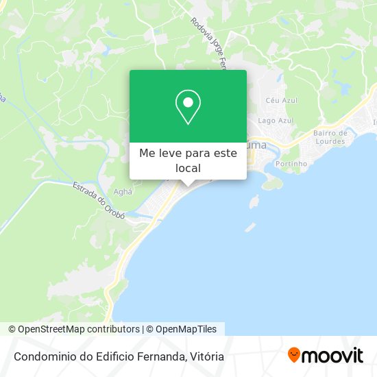 Condominio do Edificio Fernanda mapa