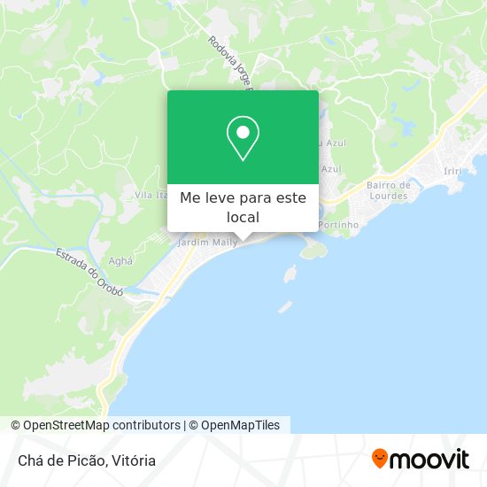Chá de Picão mapa
