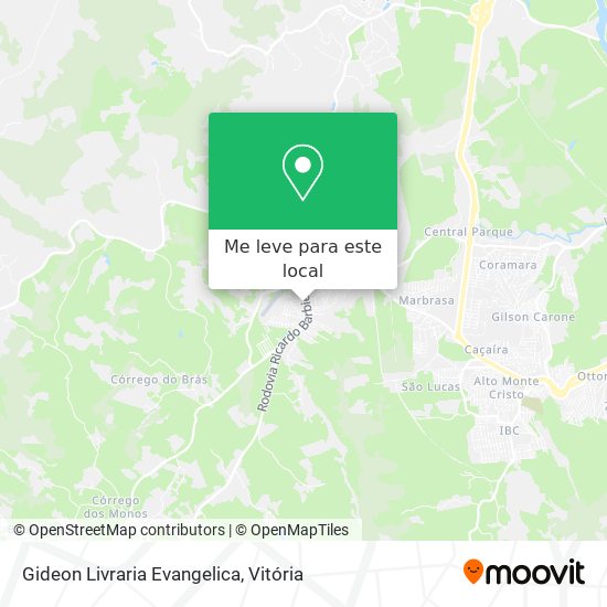 Gideon Livraria Evangelica mapa