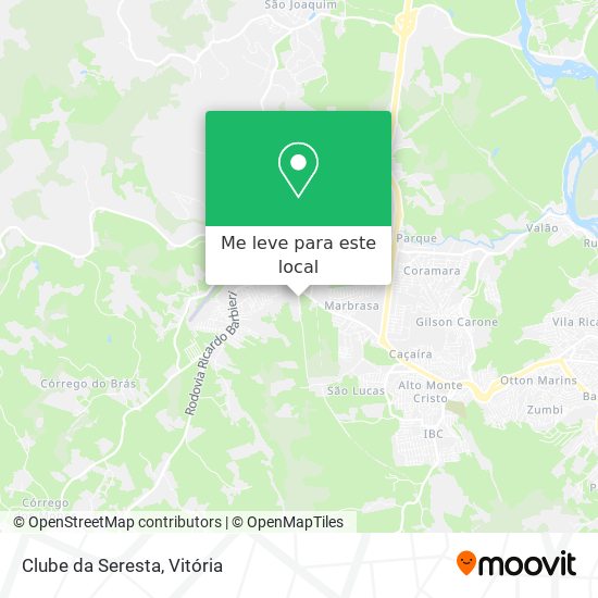Clube da Seresta mapa