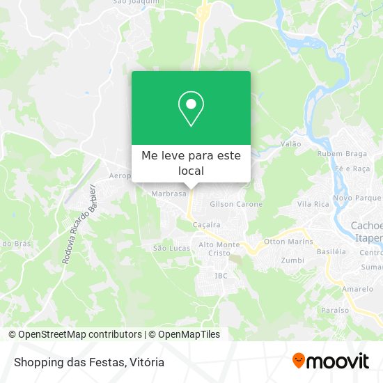 Shopping das Festas mapa