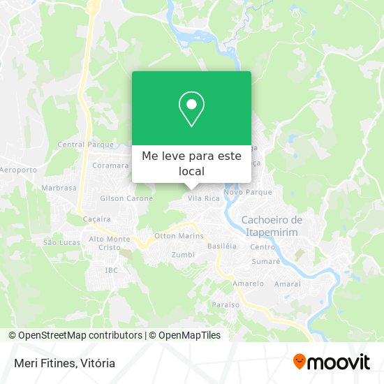 Meri Fitines mapa