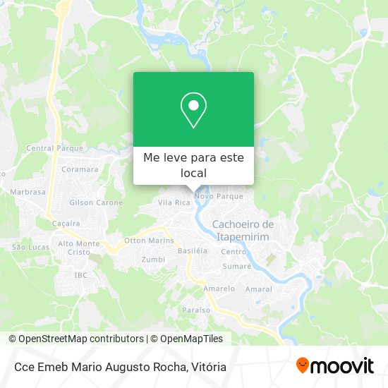 Cce Emeb Mario Augusto Rocha mapa