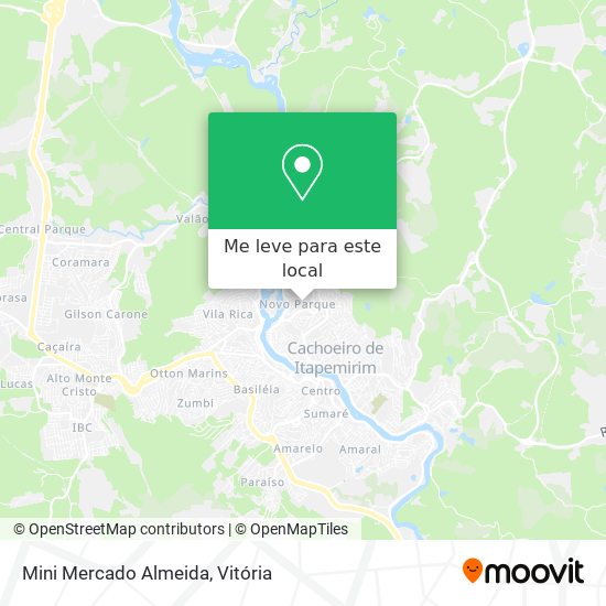 Mini Mercado Almeida mapa
