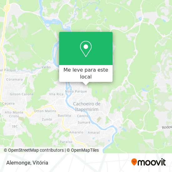 Alemonge mapa