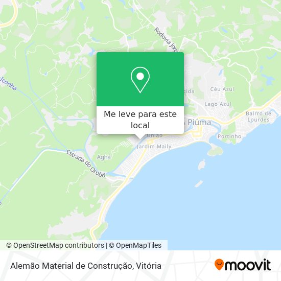 Alemão Material de Construção mapa