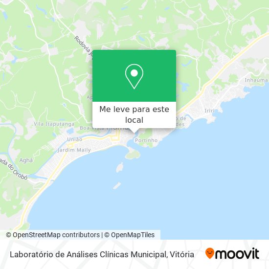 Laboratório de Análises Clínicas Municipal mapa