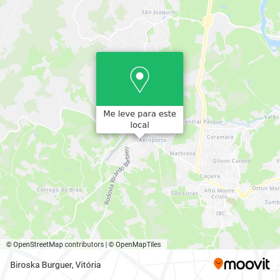 Biroska Burguer mapa