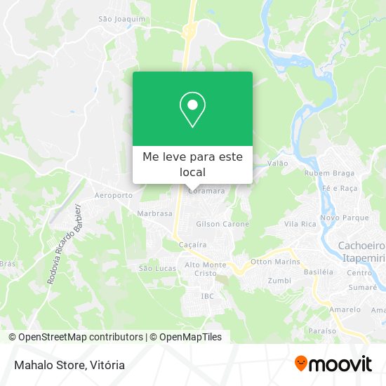 Mahalo Store mapa