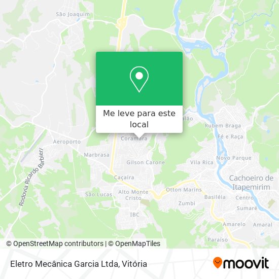Eletro Mecânica Garcia Ltda mapa