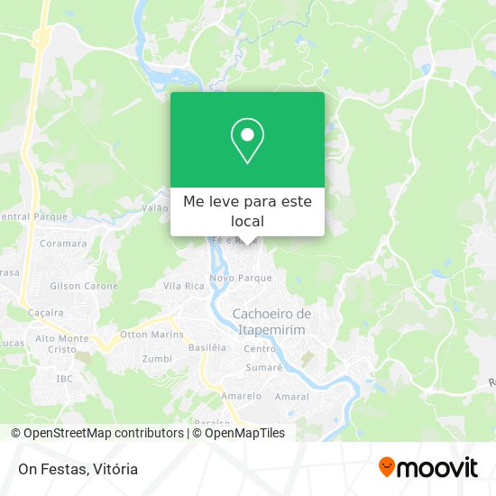 On Festas mapa