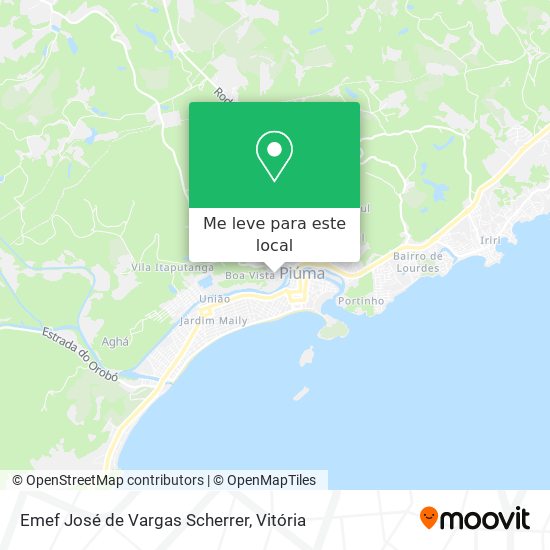 Emef José de Vargas Scherrer mapa