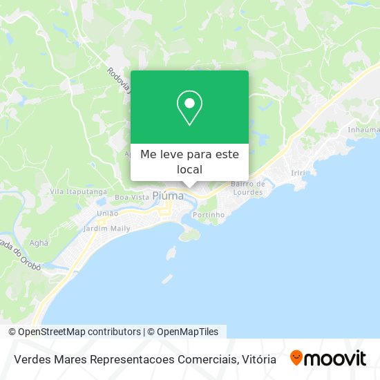 Verdes Mares Representacoes Comerciais mapa