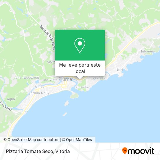 Pizzaria Tomate Seco mapa