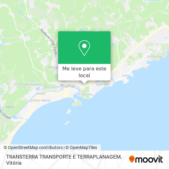 TRANSTERRA TRANSPORTE E TERRAPLANAGEM mapa
