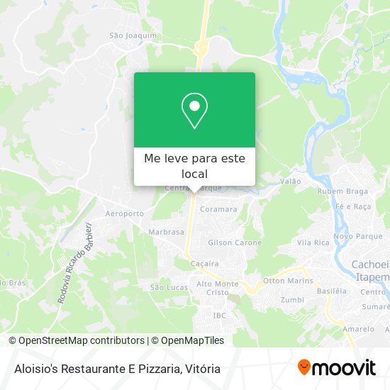Aloisio's Restaurante E Pizzaria mapa