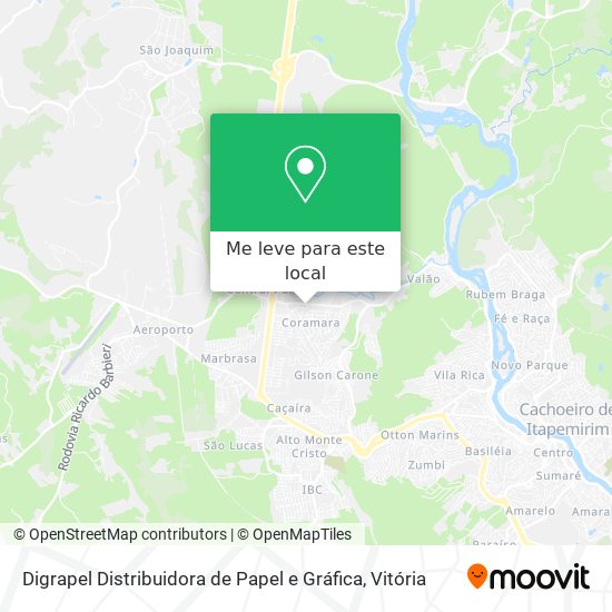 Digrapel Distribuidora de Papel e Gráfica mapa