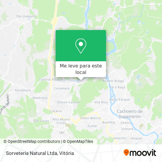 Sorveteria Natural Ltda mapa