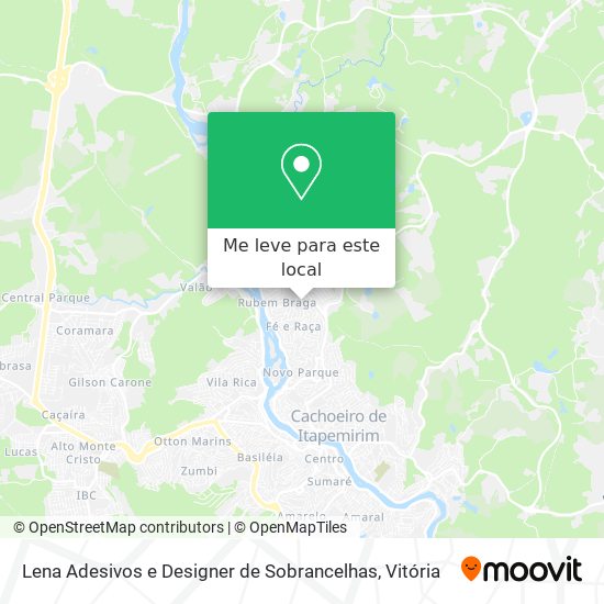 Lena Adesivos e Designer de Sobrancelhas mapa