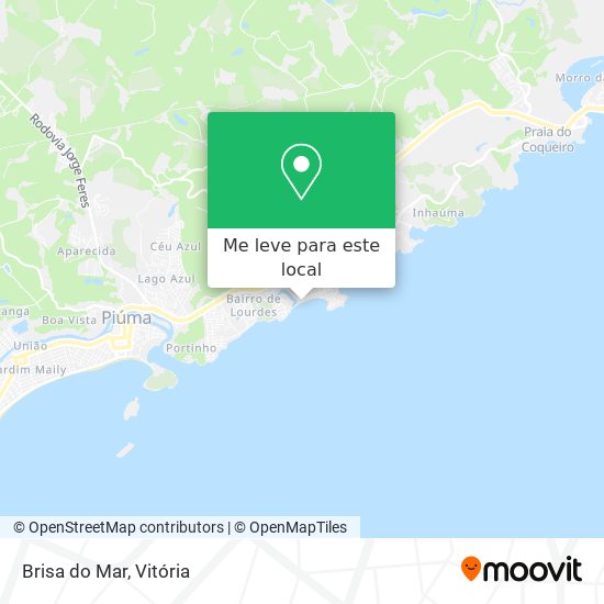 Brisa do Mar mapa
