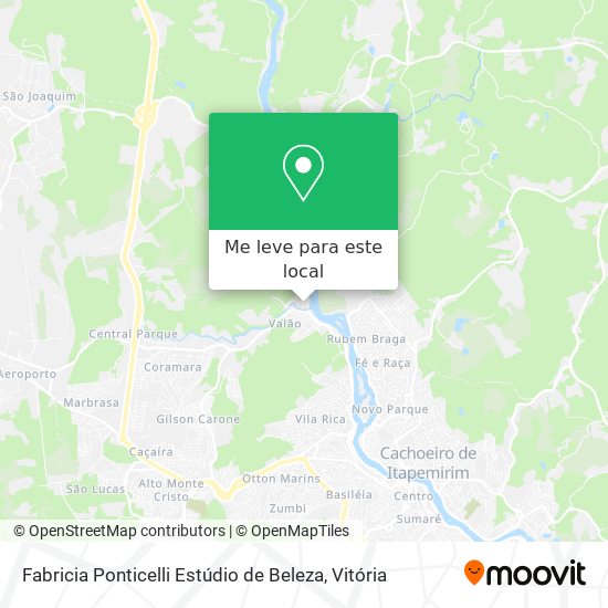 Fabricia Ponticelli Estúdio de Beleza mapa