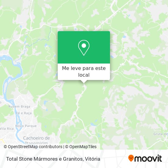 Total Stone Mármores e Granitos mapa
