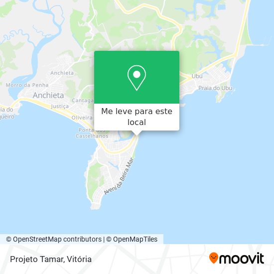 Projeto Tamar mapa